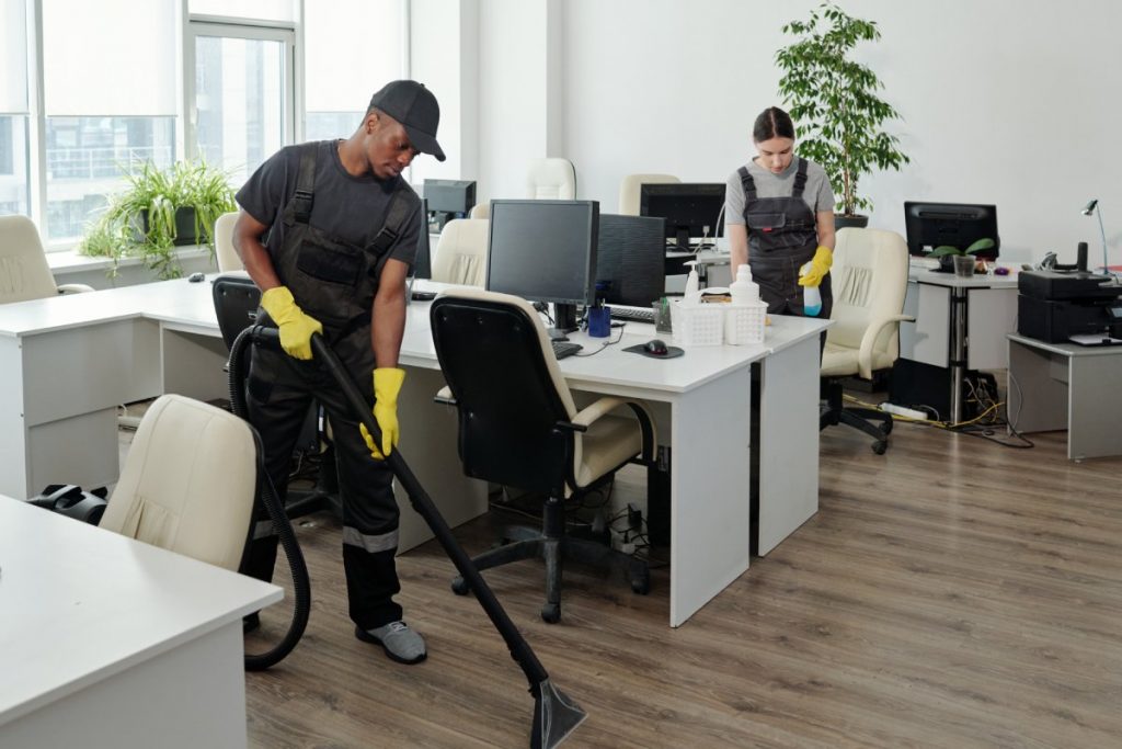 Is office cleaning hard work